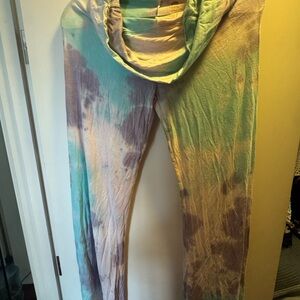 Lily Lotus Pastel Tie-Dye Joggers